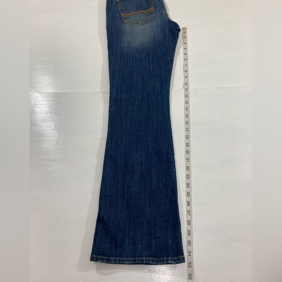 Lucky Brand Sweet N Low Jeans 4/27 Bootcut Blue Denim Y2K Western Casual - Picture 10 of 11
